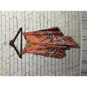 Unique Spectrum Women's Colorful Patterned Camisole‎ Tank Top Size L